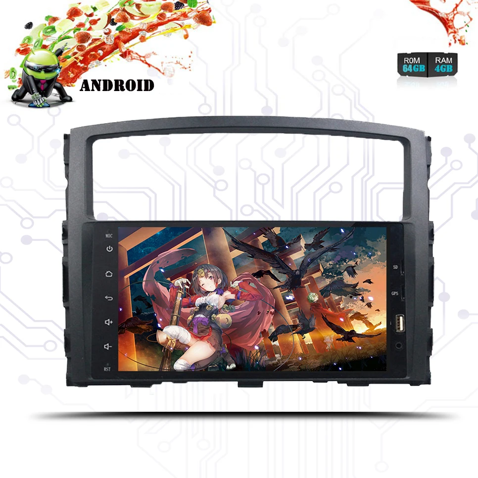 Cheap 8 inch Ips 8 Core 1024*600 Android 9.0 4G+64G Car DVD GPS For MITSUBISHI PAJERO 2006 2007 2008-2014 2015 Radio Stereo 4GB RAM 2 Cheap 8 inch Ips 8 Core 1024*600 Android 9.0 4G+64G Car DVD GPS For MITSUBISHI PAJERO 2006 2007 2008-2014 2015 Radio Stereo 4GB RAM 2