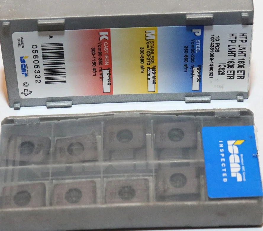 

ISCAR 10PCS CARBIDE INSERT HTP LNHT1606ETR IC928