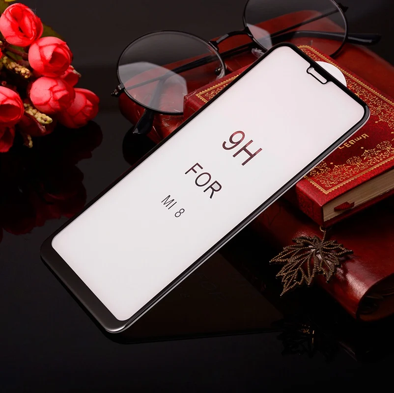 5D Tempered Glass For Xiaomi Mi 8 9H Screen Protector For Xiomi Mi8 A1 6X Redmi Note 5 Pro 6 Redmi 5 Plus 6 4X 6 Pro Curved Edge (5)