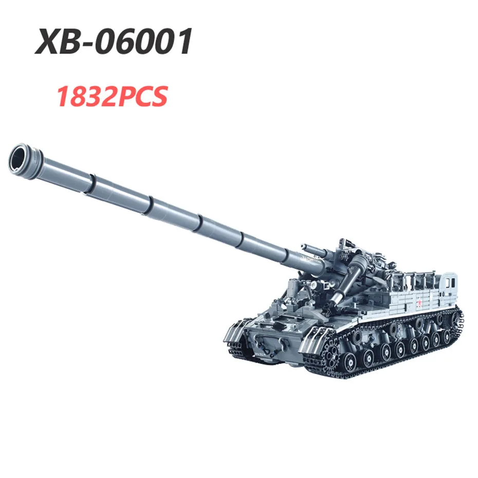 Conjuntos de Veículos Blocos de Construção Xingbao 06006 06007 Armas Militares Série Tanque Missle Blindados Tijolos Moc Juguet 06001 - 06004 06005 4 Xingbao 06001 06004 06005 06006 06007 armas