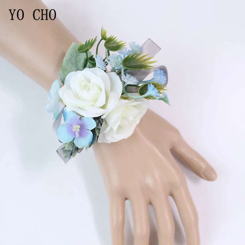 wedding Wrist Corsage Bracelet wrist flower  (35)