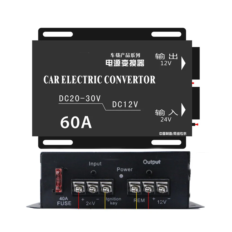 Преобразователь источника питания для автомобилей и грузовиков 720 Вт 60 А 24 В