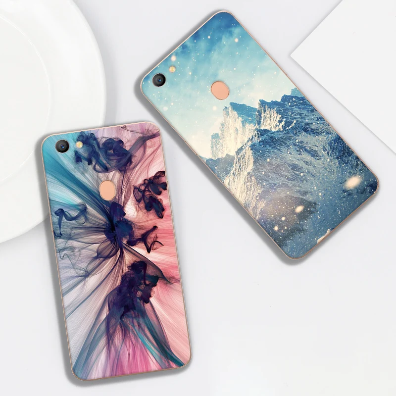 

For OPPO F5 Case Fashion Cartoon Cat Animal Flower Pattern Soft TPU Silicone Back Cover For OPPO F5 f 5 youth A73 Phone Case Bag