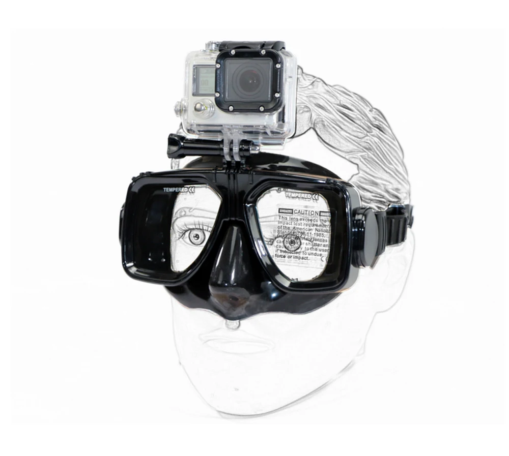 Аксессуары для дайвинга для GoPro, очки для плавания, маска для дайвинга, крепление для экшн-камеры для Go Pro Hero 7 6 5 4 Yi 4K Sjcam Sj4000