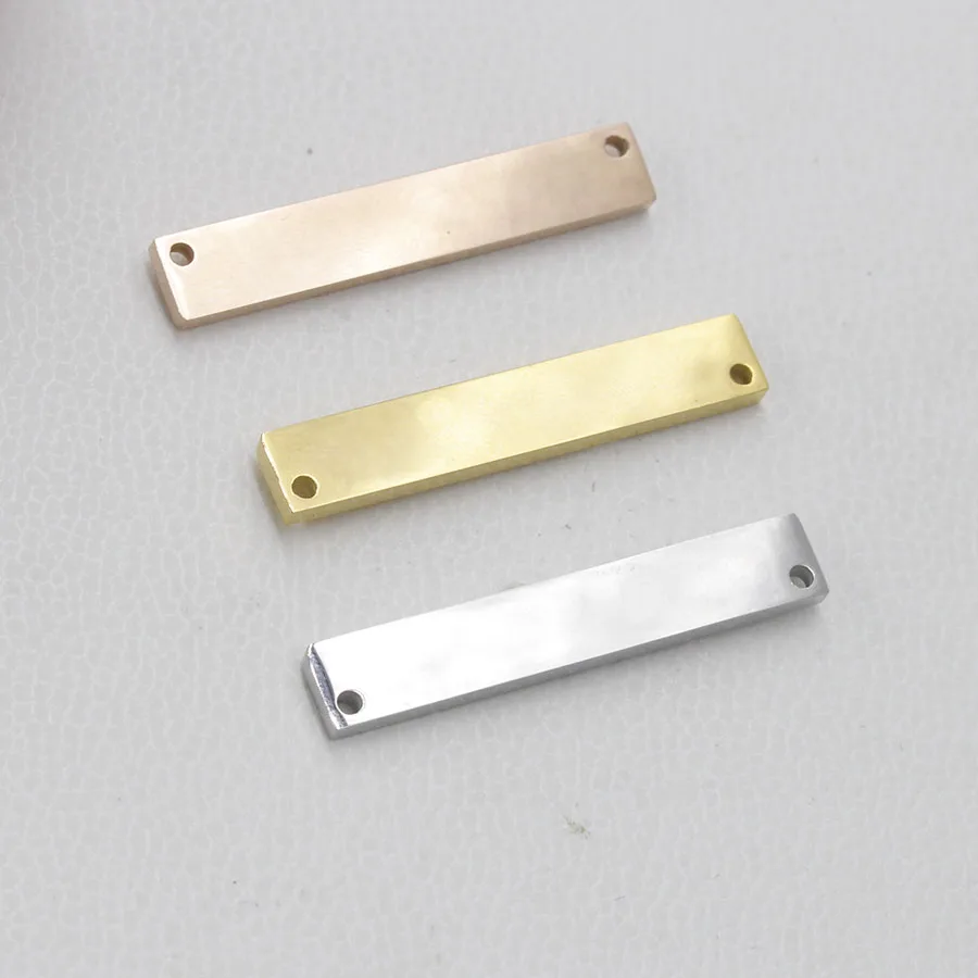 em branco charme placa diy colar barra
