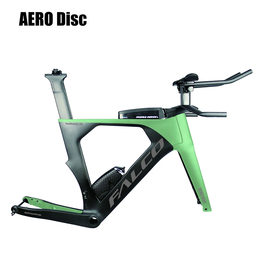 

2019 Falco Aero Carbon triathlon bike carbon flat mount BB386 with SGS testedCarbon time trial Bicycle Frame TT915