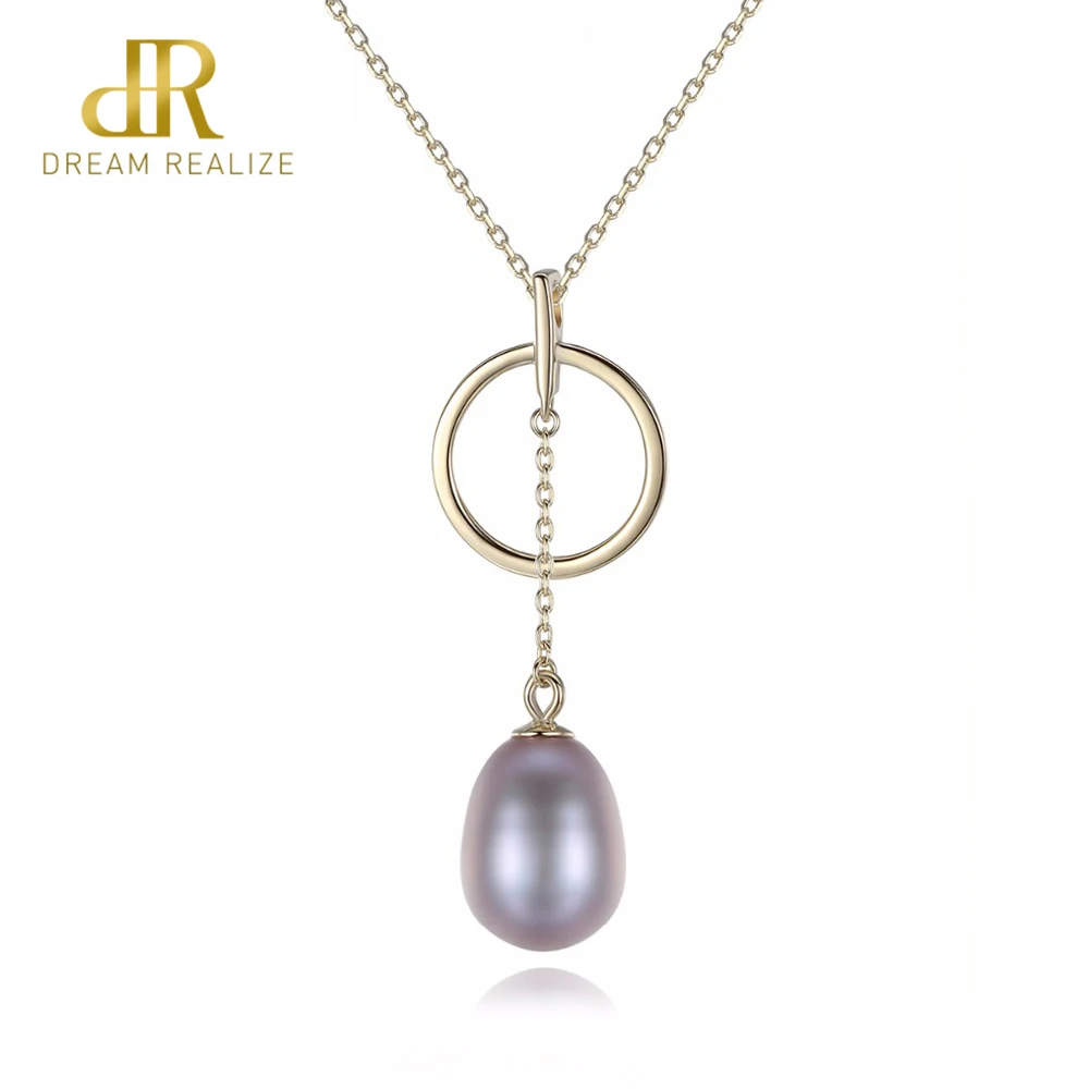

DR Brand Pearl Pendant Necklace New Fashion Trend Natural Freshwater Pearl 925 Sterling Silver Pendants Jewelry for Women