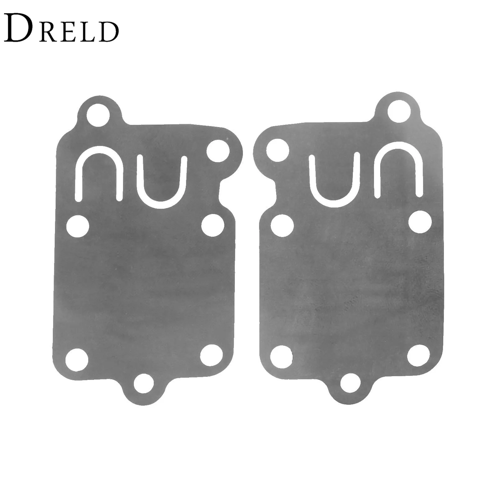 DRELD 2Pcs Rubber Carburetor Carb Diaphragm Gasket for Briggs and