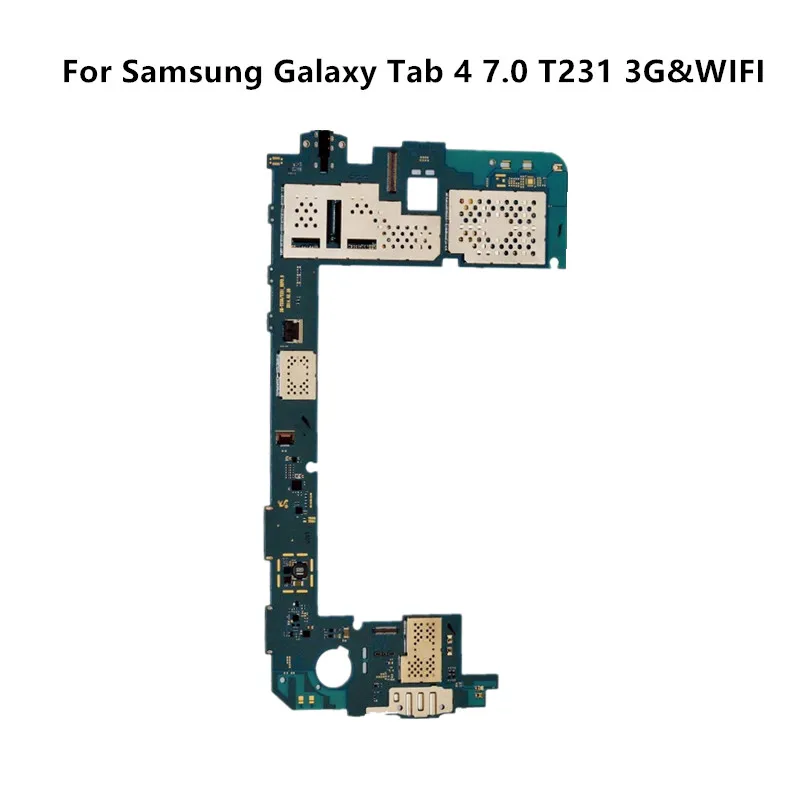 Полностью рабочий разблокированный для samsung Galaxy Tab 4 7,0 T231 3g и wifi 8 Гб материнская плата логическая материнская плата