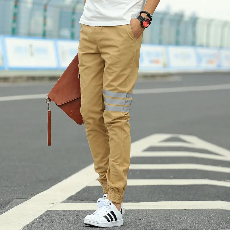 Khaki Joggers New Arrival: Fashion Casual Slim Mens Khaki Pants Chinos ...