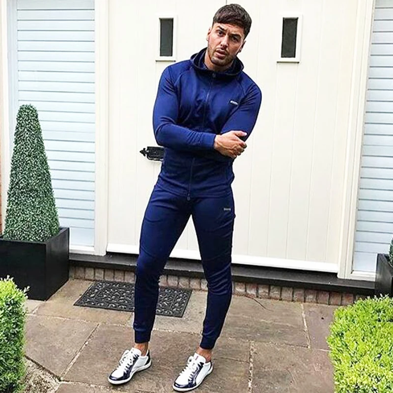 Running Gym Sportswear Tracksuits Fitness Body building MEN (6)