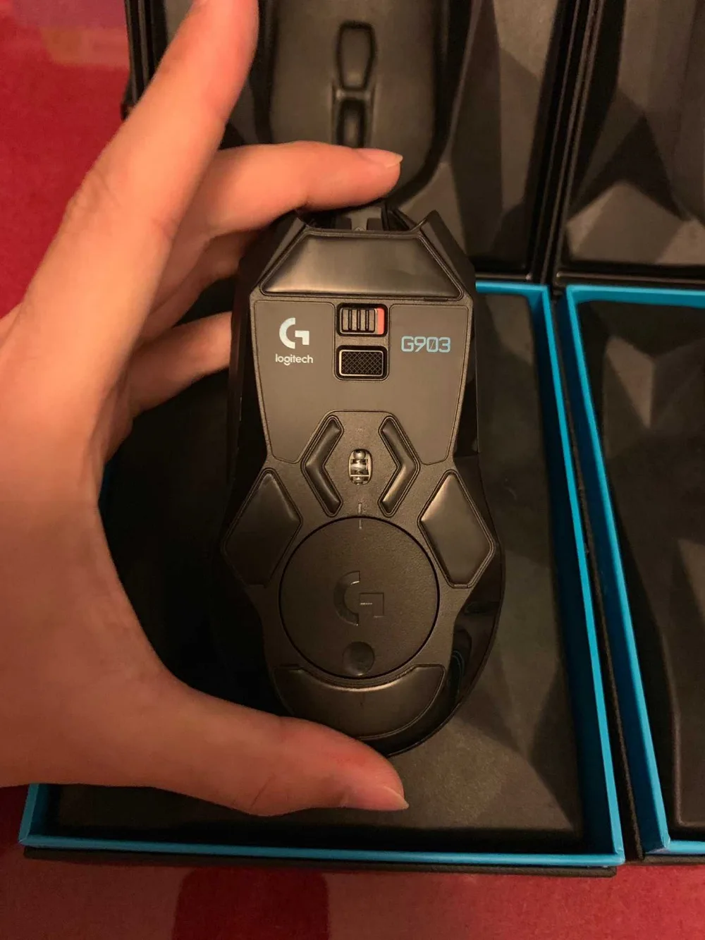 Б/у Беспроводная игровая мышь logitech G903 12000 dpi RGB весовая профессиональная мышь на выбор