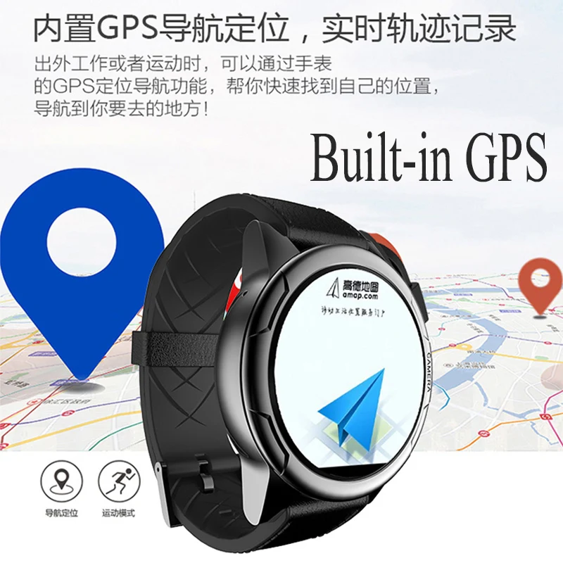 Смарт-часы gps MTK6739 3 ГБ+ 32 ГБ с большой памятью Смарт-часы 4G часы Android 5MP камера наручные часы деловые мужские подарок pk x360