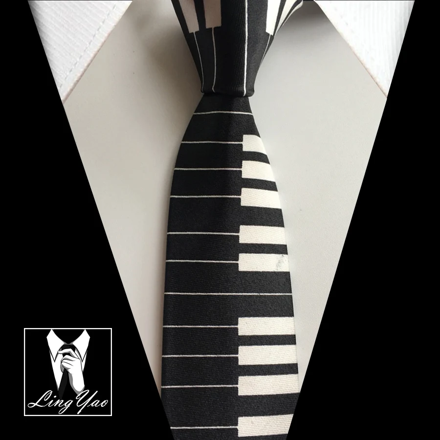 skinny piano tie