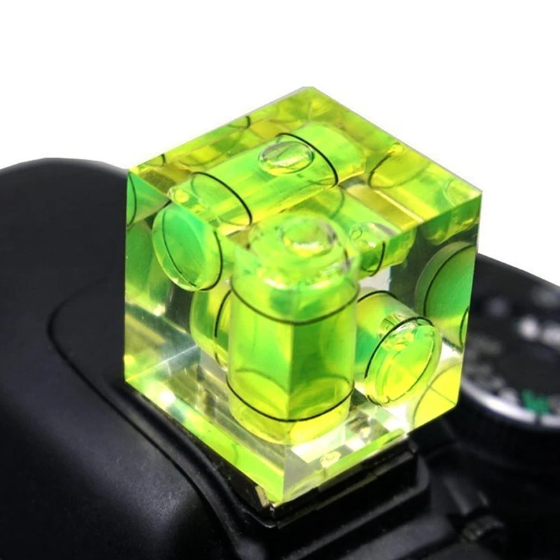 Hot Shoe Three Axis Triple Bubble Spirit Level For Canon Nikon Panasonic Fujifilm Olympus Pentax Digital and Film Cameras (9)