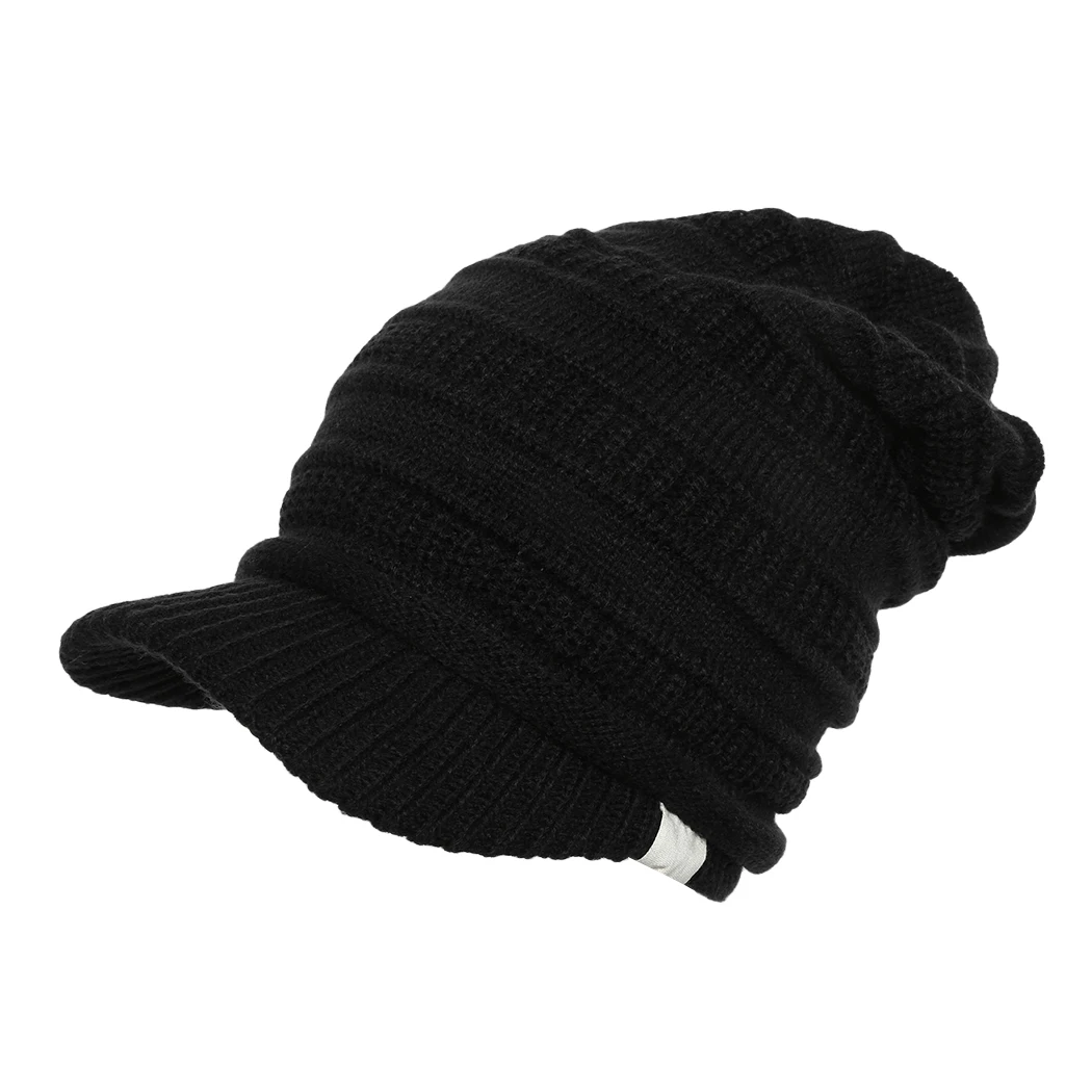 Унисекс бренд бейсбольная кепка зимняя шапка для мужчин женщин Skullies Snapback шапки для женщин мужчин Хлопок Эластичность теплая вязаная шерстяная шляпа