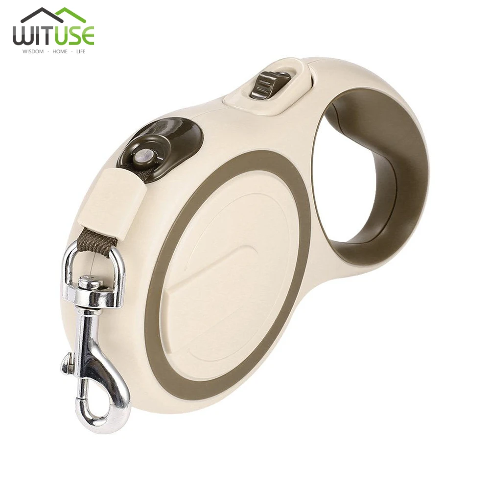 

5M Durable Reflective Pet Dog Leashes For Large Dogs Automatic Extending Traction Rope Strong Retractable Big Walking Leads