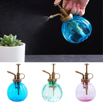 

Behogar 2PCS 350ml Vintage Pumpkin Style Refillable Watering Water Spray Bottle for Indoor Potted Plants Succulent Ferns Orchids