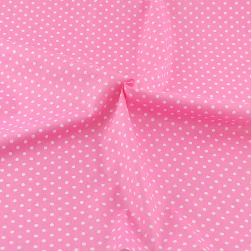 Floral Dots Cotton Fabric Fat Quarter Bundle Quilting Patchwork Sewing Clothe Bedding Tissus Tilda 4PCS/Lot