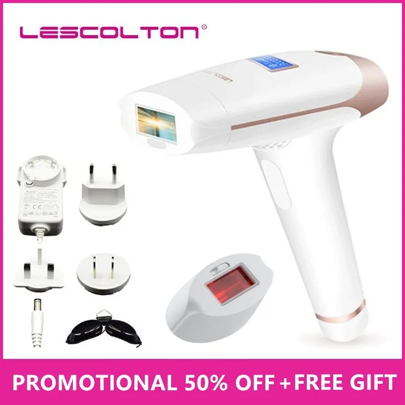 LESCOLTON 3in1 Epilator IPL Laser Hair Removal Device Permanent Hair Removal Armpit Bikini Body IPL Laser Hair Removal Machine