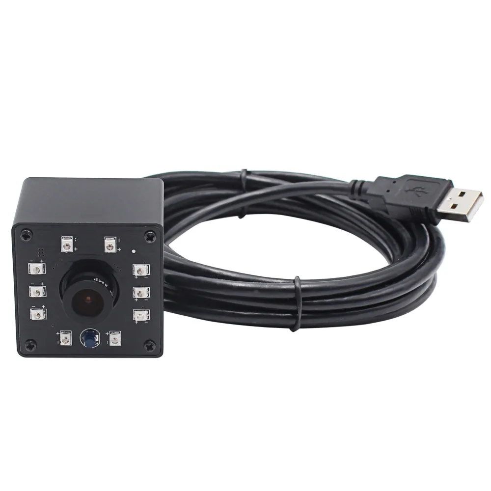 ELP USB 2,0 камера HD 5MP OTG UVC Plug Play Мини Ночное Видение ИК Инфракрасная USB веб-камера для Android Linux Windows