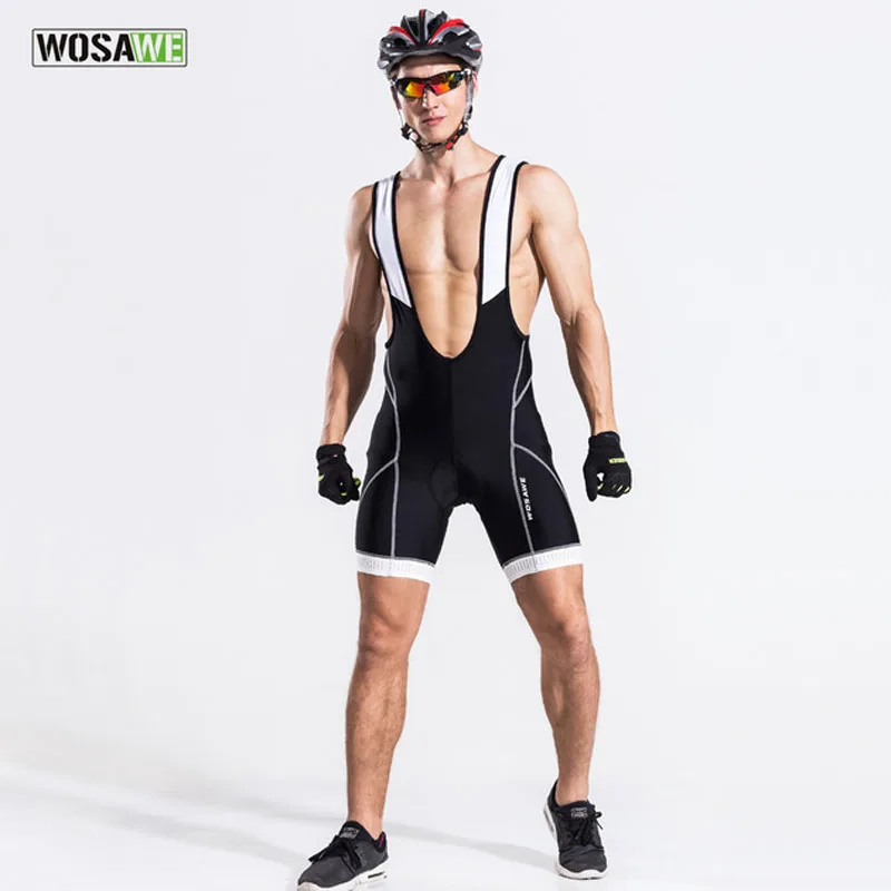 Pro Men's Cycling Bib Shorts Road Mountain Bike Padded Cycle Pants Shorts 