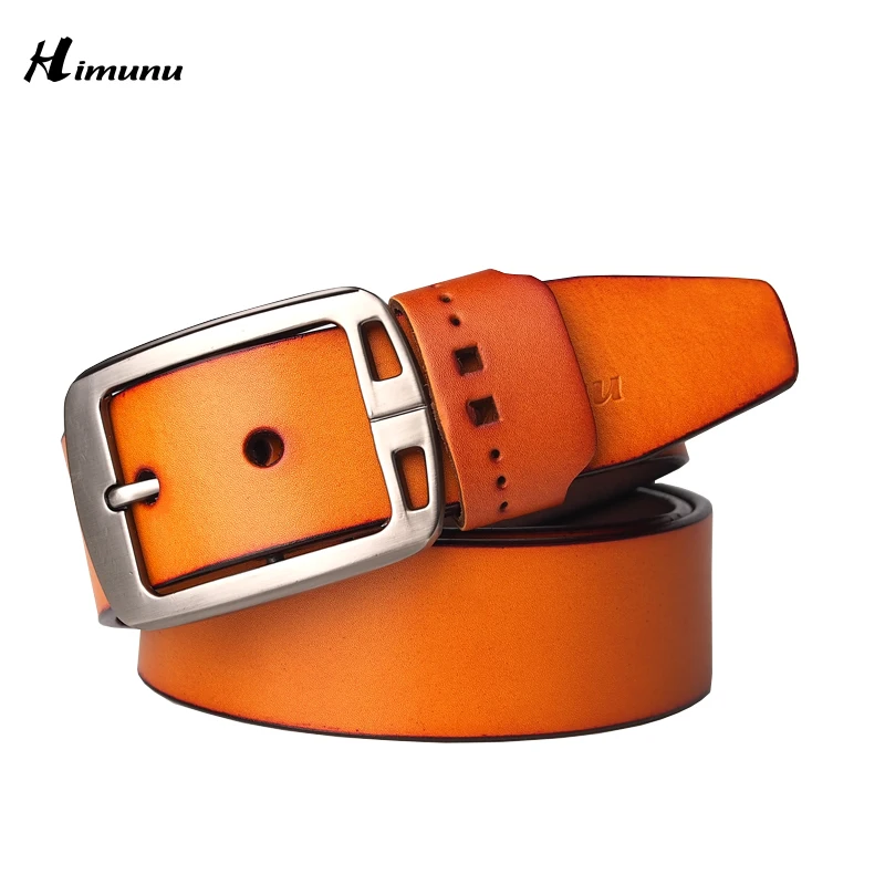 2017 New product mens belts luxury genuine leather brand name belt for
