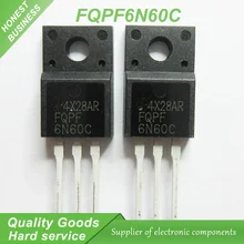 10pcs FQPF6N60C 6N60C 6N60 MOSFET 600V 6A N-Channel transistor TO-220F new original