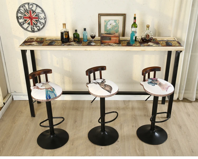 2pcs/lot Retro Design Bar Chair Swivel Lifting Bar Stool with Footrest Rotating Adjustable Height Pub Bar Stool Chair cadeira 2pcs/lot Retro Design Bar Chair Swivel Lifting Bar Stool with Footrest Rotating Adjustable Height Pub Bar Stool Chair cadeira