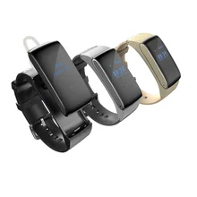 Новый Дизайн 2 в 1 bluetooth наушники смарт-браслет DF22 SmartBand Носимых устройств для IPhone Xiaomi Huawei Sony Android телефон