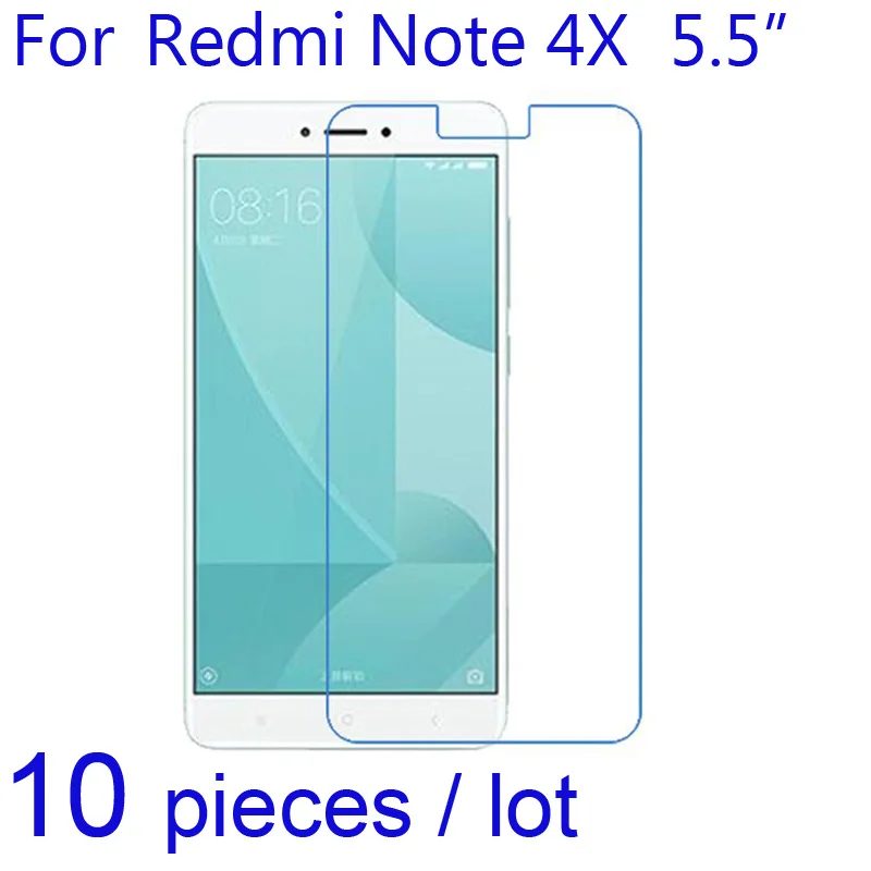 10 шт./лот для Xiomi Xiaomi Redmi 4X или Note защита экрана телефона мягкая