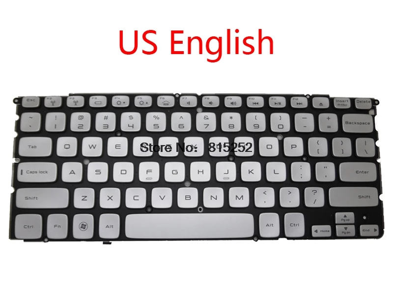 Laptop Keyboard For DELL For XPS 14Z L412Z 15Z L511Z AR Arabic TI Thailand UK United Kingdom TR Turkish GR German US English new