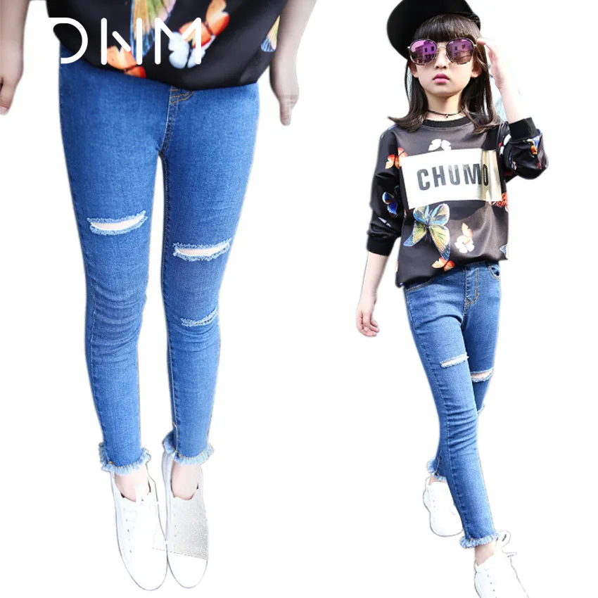 Dressnomore Jeans Per Ragazzi Ragazze Skinny Strappati Matita Denim Dei  Pantaloni Dei Capretti Dei Jeans Stretti Bambini Abbigliamento 5 14  anni|kids tight jeans|jeans for teenagers girlsjeans children - AliExpress