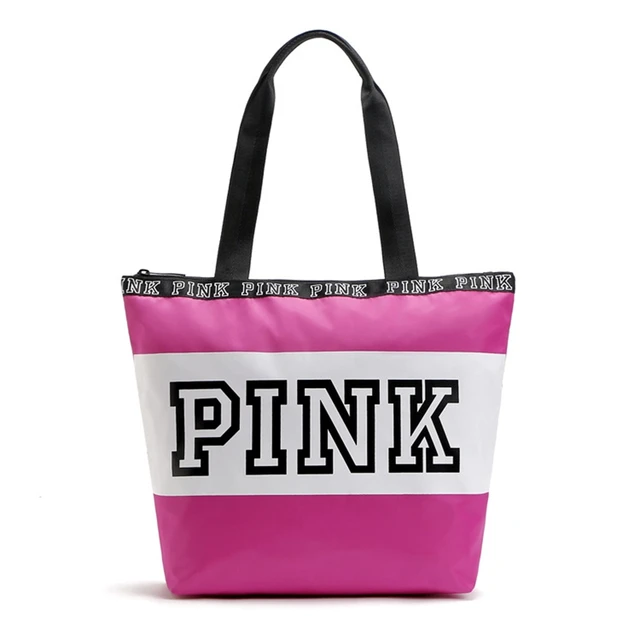 Aliexpress 2017 Pink Letter Handbags Women Vs Shoulder 2017 Pink Letter Handbags Women Vs Shoulder Bags Purse Totes Travel Duffle Beach Bag