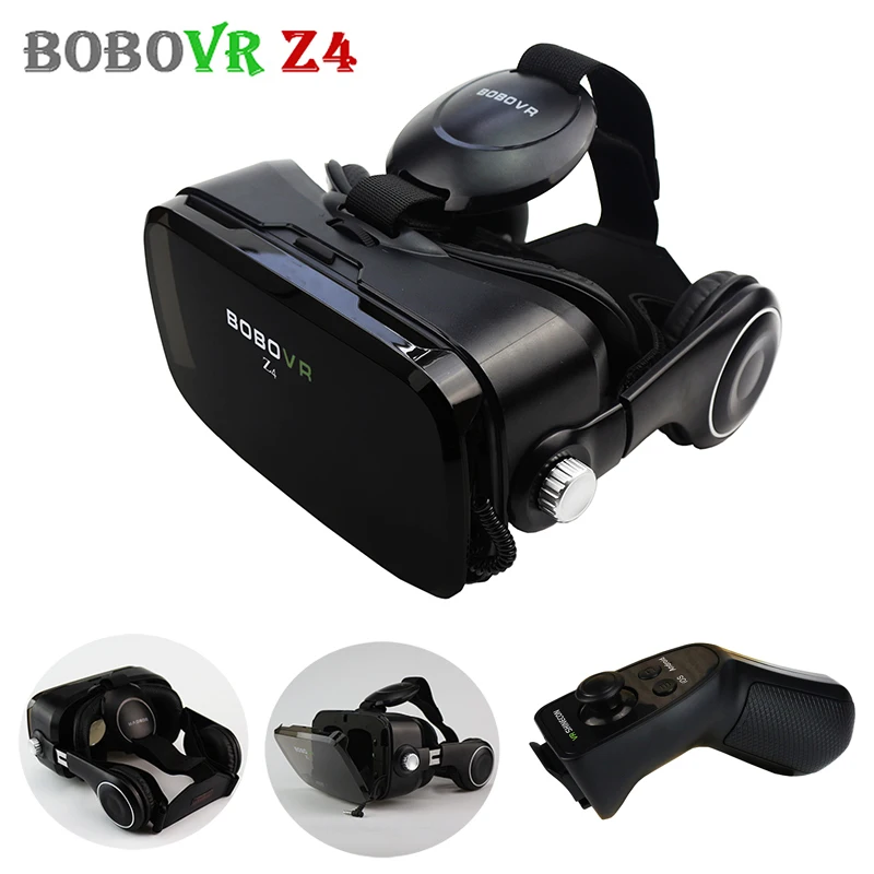 BOBO VR Z4 Leather Virtual Reality VR 3D Glasses Headset Googles Helmet