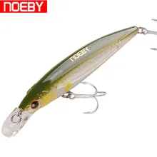 NOEBY 12cm 22g Laser Minnow Fishing Lure Floating 0-1.5m Wobbler Jerkbait Hard Artificial Bait ABS Material for Carp Fish Tackle