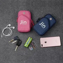 Беговая сумка для мобильного телефона мужские и женские общие спортивные оборудование для фитнеса Сумка-повязка на руку 6 дюймов наручный чехол. холщовый Кошелек для монет