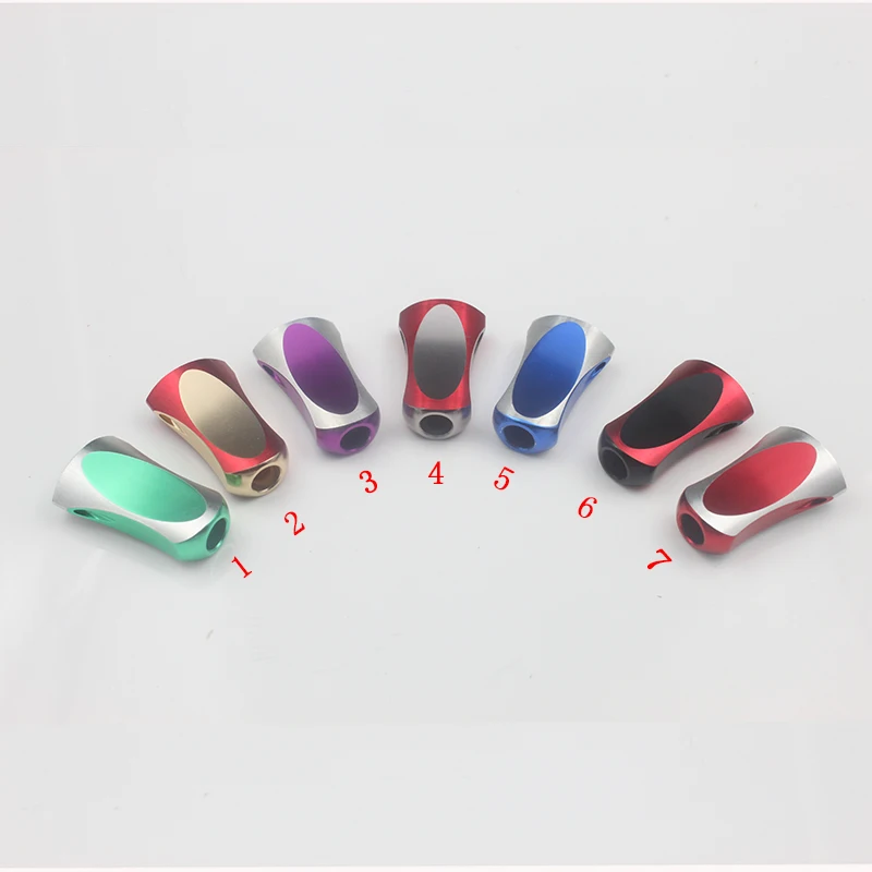 

KAWA Hot Sale DIY Fishing Reel Handle Double Color Knob Alluminum Alloy for Daiwa Shimano Abu Reels Fishing Accessory