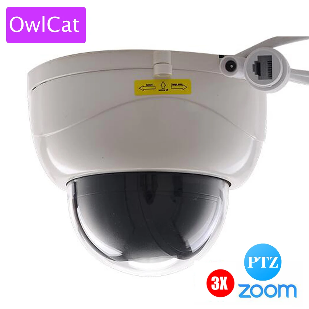 bilder für OWLCAT SONY322 1080 P 2MP Full HD Indoor IR Dome Ip-kamera PTZ 3X ZOOM AUTOFOKUS Vario Nachtsicht Netzwerk P2P CAM ONVIF bilder für OWLCAT SONY322 1080 P 2MP Full HD Indoor IR Dome Ip-kamera PTZ 3X ZOOM AUTOFOKUS Vario Nachtsicht Netzwerk P2P CAM ONVIF