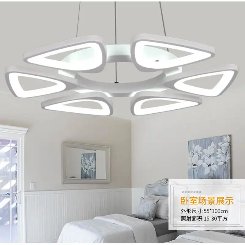 Modern Minimalist Led Chandeliers Restaurant Study Creative Modern Minimalist Led Chandeliers