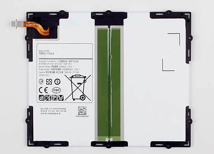 Jinsuli 7300 мА · ч 10 1 Вт фотоаккумулятор для Samsung Glaxy Tablet Tab A 2016 тонкий T580 T585 T580N T585|battery for