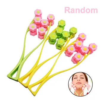 

Flower Shape Portable Elastic Face Lift Roller Massager Anti Wrinkle Beauty Tool