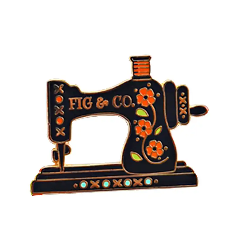 Retro sewing machine pin maker brooch sewing jewelry seamstress gift