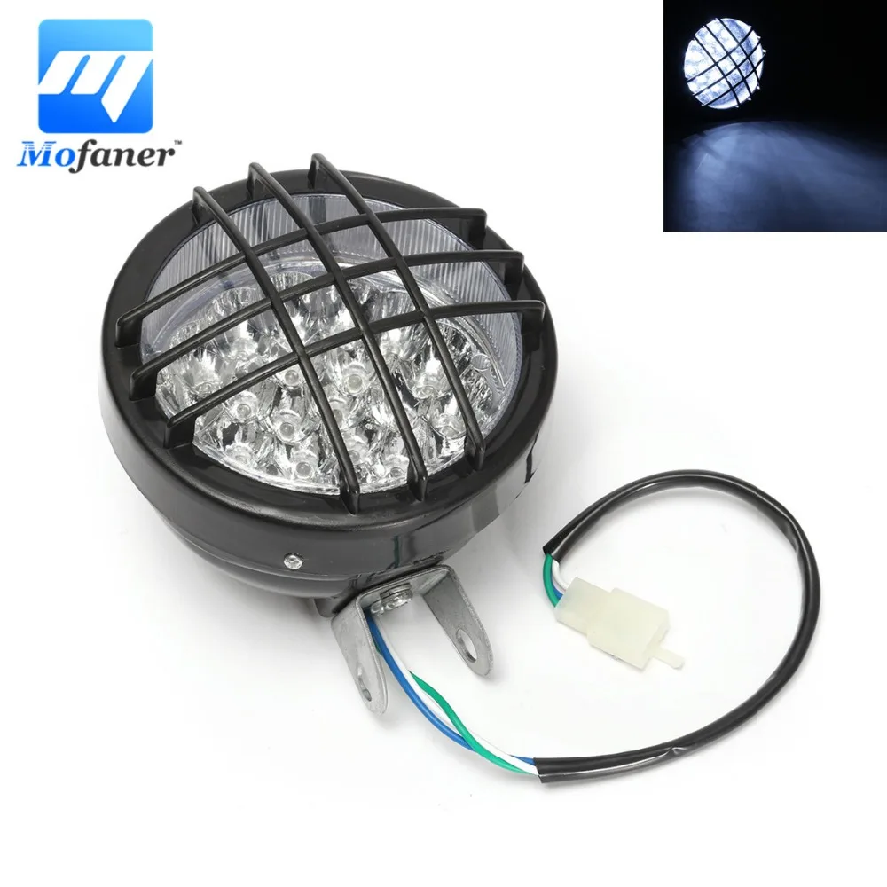 

12V Motorcycle ATV Headlight Fog Light Front LED Head Lamp For ATV Quad 4 Wheeler Go Kart Roketa