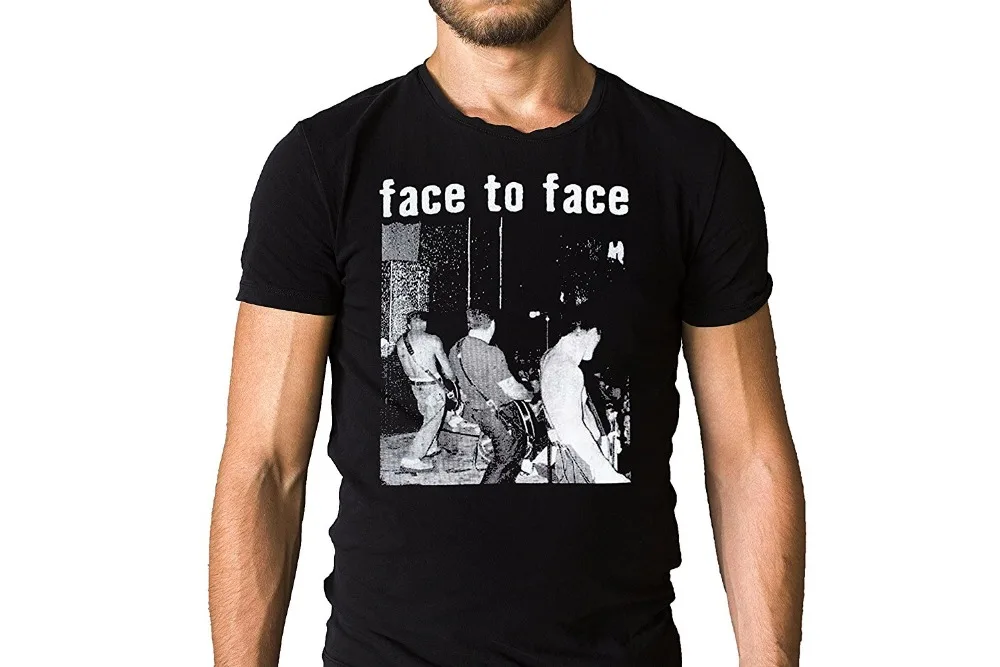 Уход за кожей лица к страстный живого исполнения футболка|face t-shirt|face to facep p |