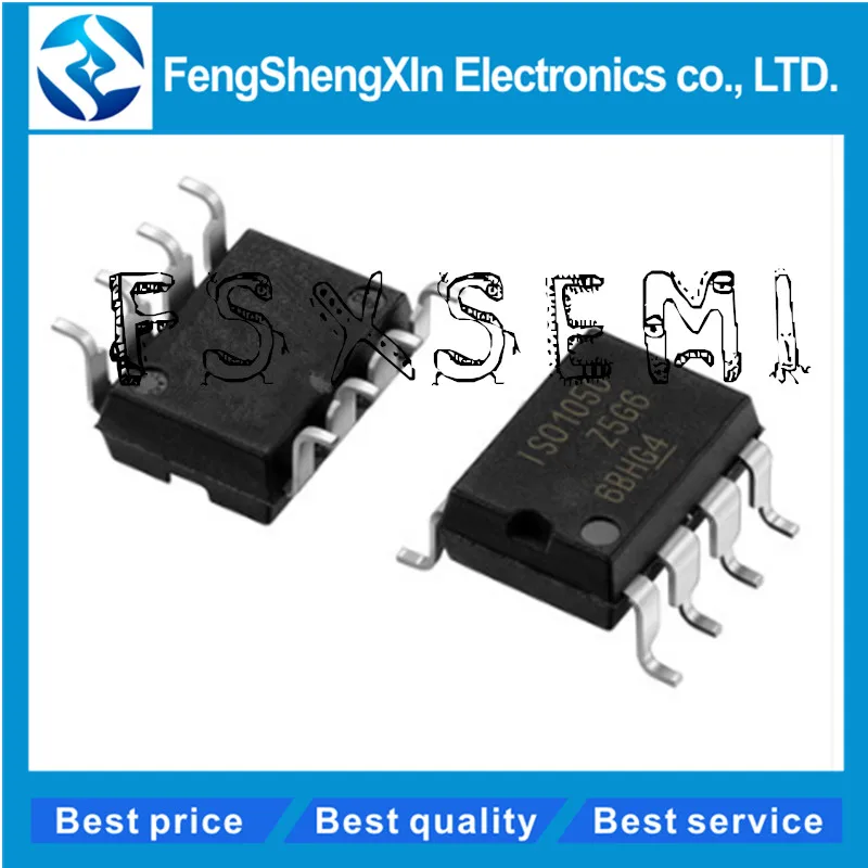 10 шт./лот ISO1050DUBR ISO1050DUB ISO1050 изолированный трансивер IC SOP-8 | Электронные компоненты