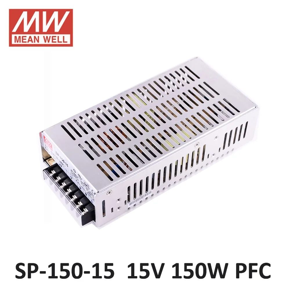 

MEAN WELL SP-150-15 power supply unit 15V 10A 150W PFC function 85-264VAC input meanwell power supply 15V DC led driver 150W