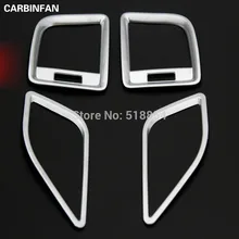 Для MAZDA CX-5 cx5 наклейка на розетку украшение кольцо ABS хромированной отделкой обрезанная Внутренняя Рамка для CX-5 Аксессуары Стикеры