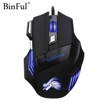 BinFul многоцветная эргономичная 2,4G проводная оптическая Мобильная игровая мышь 5500 dpi для ноутбука ПК компьютера 6 7 кнопок геймерские мыши