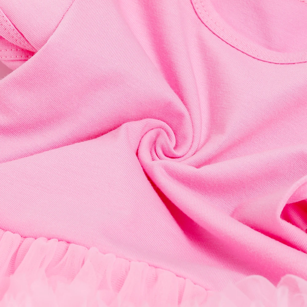 Чистый Розовый комплект одежды для маленьких девочек, платье-пачка с рюшами vestido infantil, 4 предмета, милые детские платья с принтом мышки детская одежда, F2021